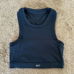 Set Active Sportbody High Neck Sports Bra Oxford